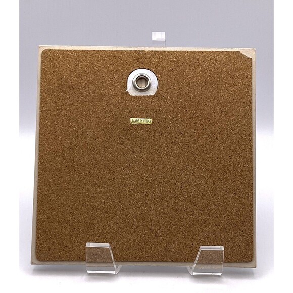 VTG '95 Barbara Lavalee Ceramic TILE Eskimo Igloo Dogs - 6" - Picture 4 of 4